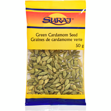 Suraj Graines de cardamome verte (Hari Elaichi) 50 g, 11,98 $/100g