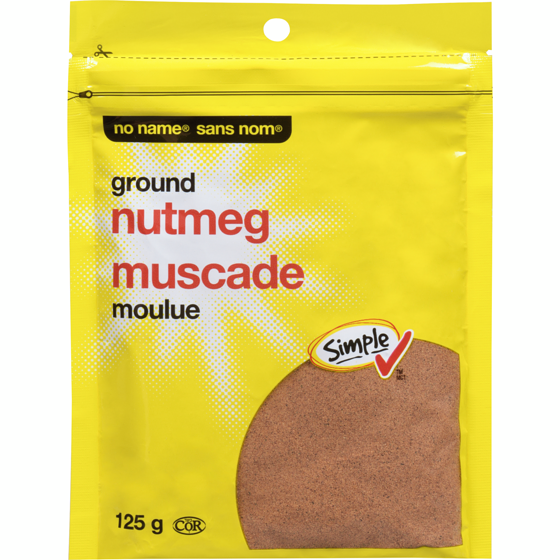 Sans Nom Muscade moulue 125 g, 3,20 $/100g