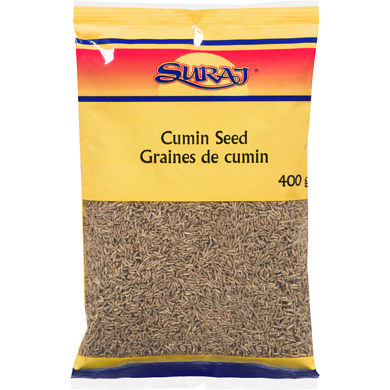 Suraj Graines de cumin (Jeera) 400 g, 1,57 $/100g