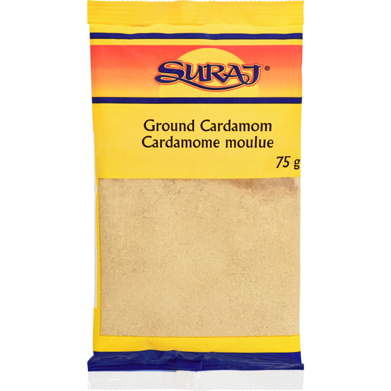 Suraj Cardamome moulue (Pisi Elaichi) 75 g, 5,72 $/100g