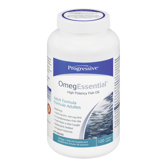 Progressive Gélules OmegEssential Forte 120 ea, 0,27 $/1ch