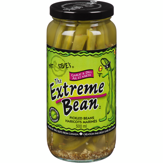 The Extreme Bean Garlic Dills 500 ml, $1.30/100ml