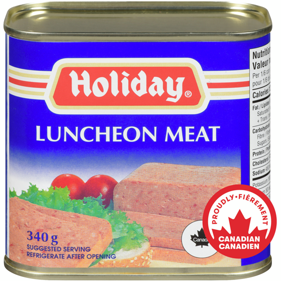 Holiday Canned Luncheon Meat 340 g, $1.03/100g