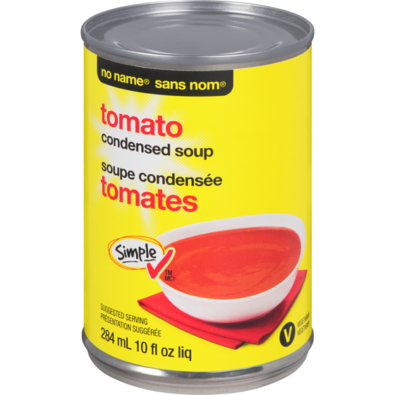 No Name Condensed Tomato Soup 284 ml, $0.49/100ml