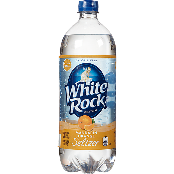 White Rock Kosher Seltzer, Orange 1 l, $0.10/100ml