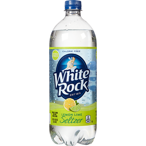 White Rock Kosher Seltzer, Lemon Lime 1 l, $0.10/100ml