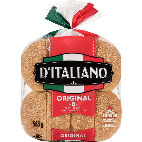 D'Italiano Original Crustini Buns 568 g, $0.79/100g