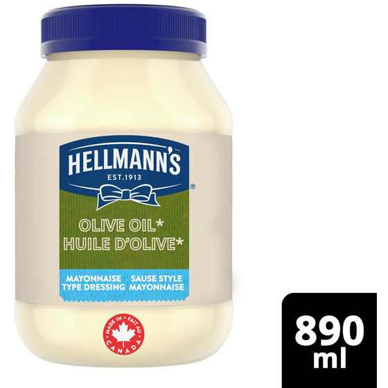 Hellmann’s Sauce Style Mayonnaise Légère 1/2 Moins de Gras 890 ml, 0,67 $/100ml