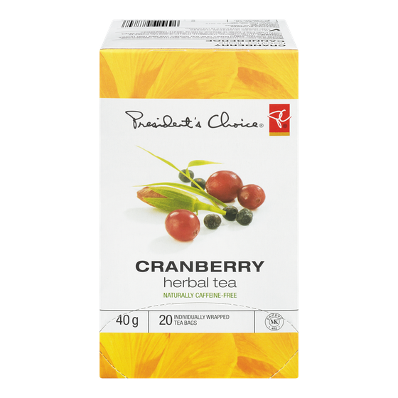 PC Cranberry Herbal Tea PC.ca