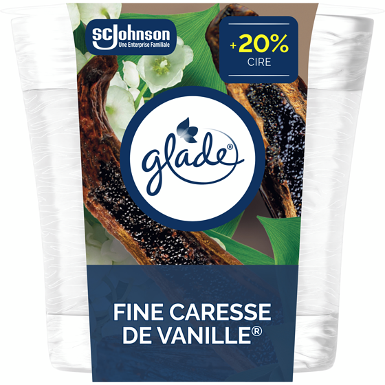Glade Chandelle parfumée chandelle à une mèche, Fine Caresse de vanille 1 ea, 6,50 $/1ch