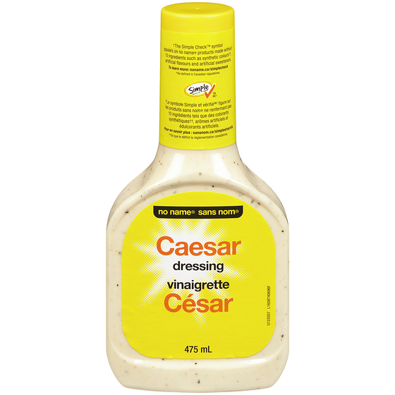 Sans Nom Vinaigrette César 475 ml, 0,84 $/100ml