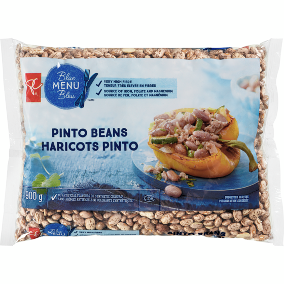 PC Menu Bleu Haricots pinto 900 g, 0,44 $/100g