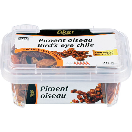 Dion Piments piment oiseau 20 g, 37,45 $/100g