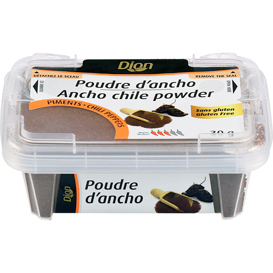 Dion Piment ancho 30 g, 18,30 $/100g