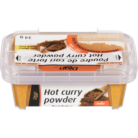 Dion Hot Curry Powder 34 g, $7.35/100g
