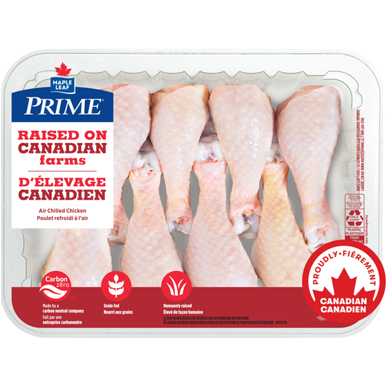 Maple Leaf Pilons de poulet, D'élevage canadien 872 g, 1,03 $/100g