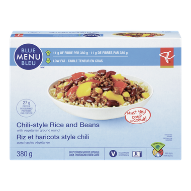 Chili végétarien Menu bleu PC Menu bleu