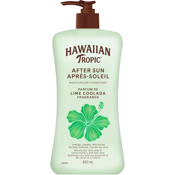 Hawaiian Tropic Après-soleil hydratant au parfum de lime coolada 480 ml, 3,33 $/100ml