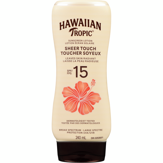Hawaiian Tropic Sheer Touch Sunscreen Lotion SPF 15 240 ml, $6.67/100ml