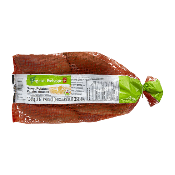 PC Biologique Patates douces, sac de 3 lb 1.36 kg, 0,66 $/100g