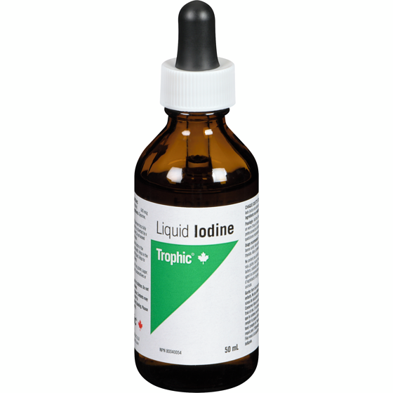 Trophic Liquid Iodine 50 ml, $29.98/100ml