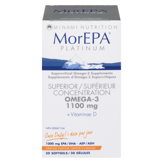 Trophic Omega-3 + Vitamin D Softgels Orange Flavour 1100 Mg 30 ea, $1.20/1ea