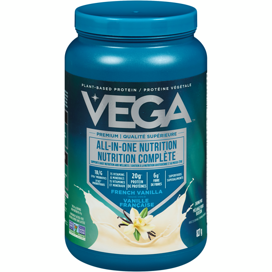 Vega Boisson Fouettée Complète, Vanille française 827 g, 7,13 $/100g