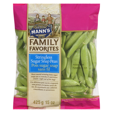 Mann’s Pois sucrés 425 g, 1,65 $/100g