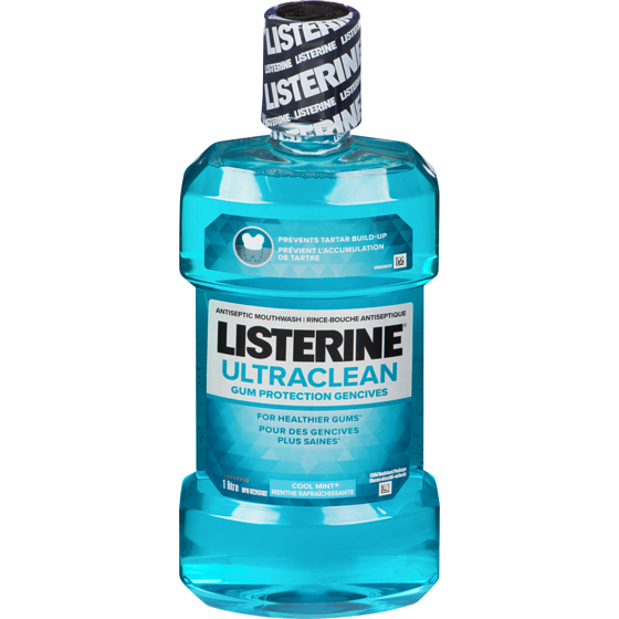 Listerine Rince-bouche Ultraclean Protection 1 l, 1,20 $/100ml