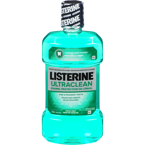 Listerine Ultraclean Enamel Protection Antiseptic Mouthwash, Fresh Mint  1 l, $1.10/100ml