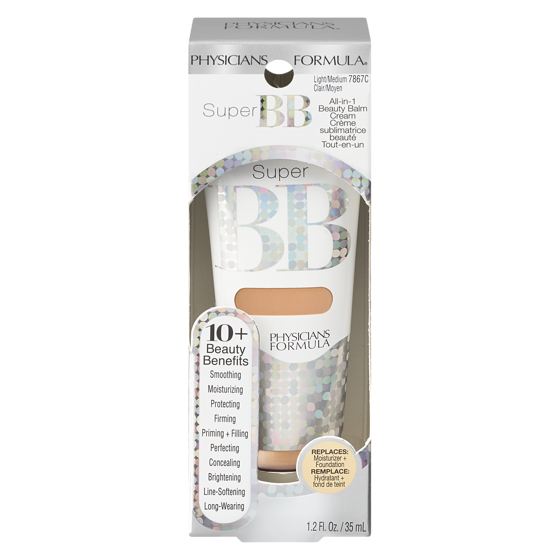 Physician's Formula Formula Super BB All-in-1 Beauty Balm Cream Light/Medium 7867C 35 ml, $57.11/100ml