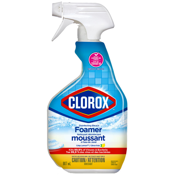 Clorox Nettoyant Moussant À L’Eau De Javel  887 ml, 0,56 $/100ml