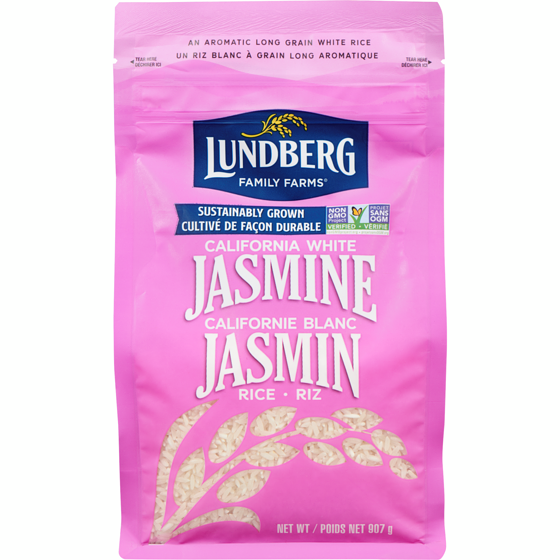 Lundberg California White Jasmine Rice 907 g, $1.21/100g