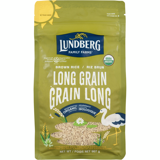 Lundberg Organic Brown Long Grain Rice 907 g, $1.38/100g
