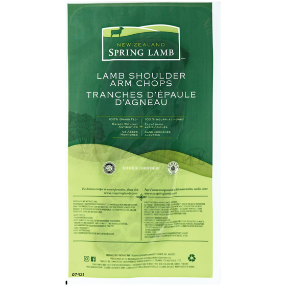 New Zealand Lamb Shoulder Chops $26.43/1kg $11.99/1lb