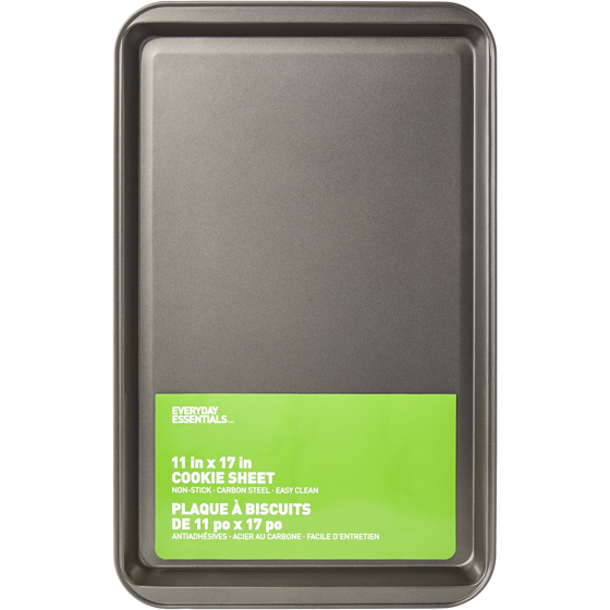 Everyday Essentials Non-Stick Carbon Steel Cookie Sheet 11 in x 17 in 1 ea, $11.99/1ea