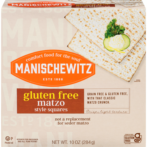 Manischewitz Kosher Gluten-Free Matzo 284 g, $4.40/100g