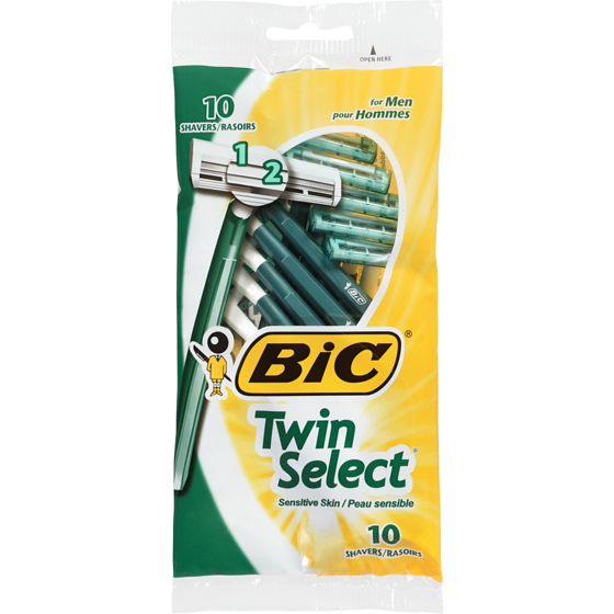Bic Twin Select  Disposable Razors 10 ea, $0.50/1ea