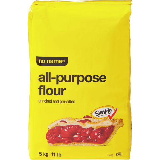 No Name All-Purpose Flour 5 kg, $0.14/100g