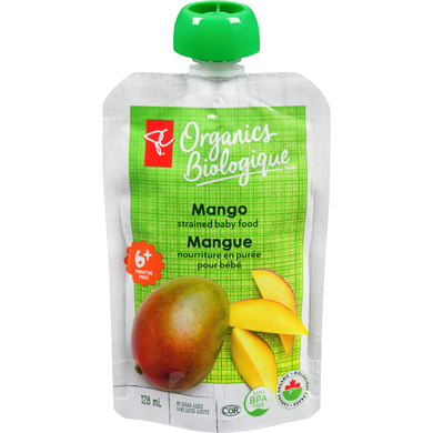 PC Biologique Mangue Étape 1 128 ml, 0,78 $/100ml