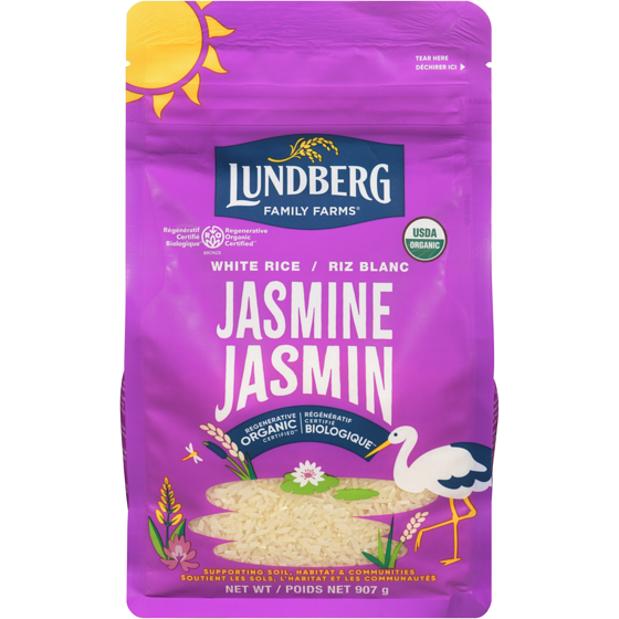 Lundberg Organic California White Jasmine Rice 907 g, $1.65/100g