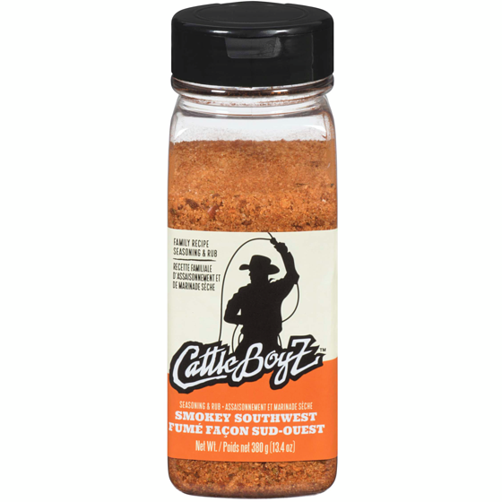 Cattle Boyz Assaisonnement fumé façon sud-ouest 380 g, 2,37 $/100g