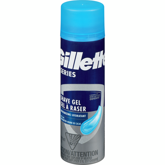 Gillette Gel à raser Series pour hydratation 198 g, 2,27 $/100g