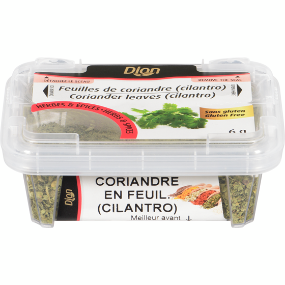 Dion Feuilles de coriandre 6 g, 49,83 $/100g