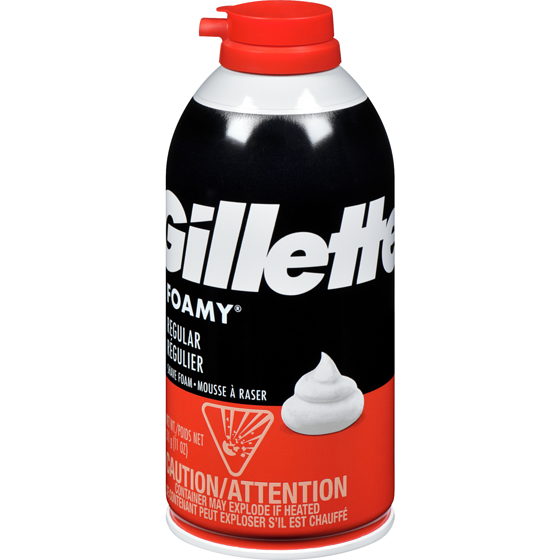 Gillette Mousse  raser FoamyMD 311 g, 1,22 $/100g