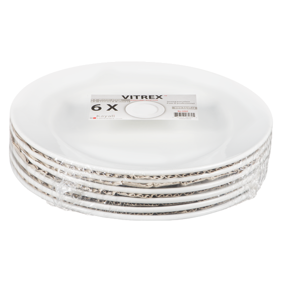 Vitrex Assiette ronde 6x1.0 ea, 3,83 $/1ch