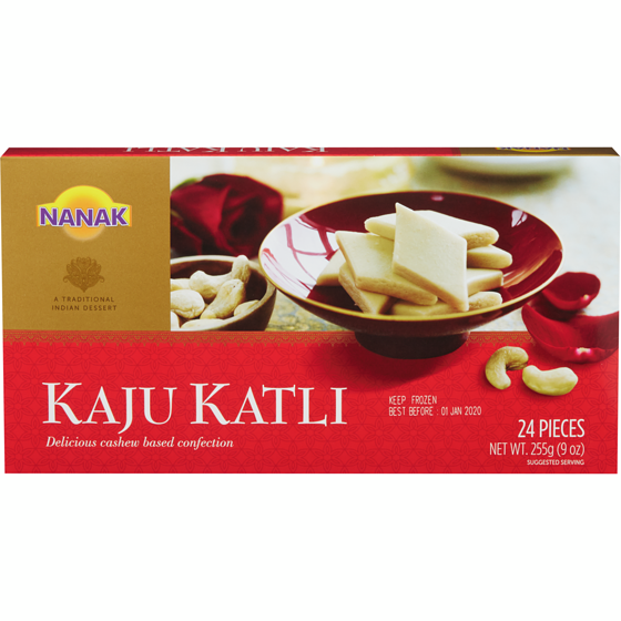 Nanak Kaju Katli 225 g, 3,24 $/100g