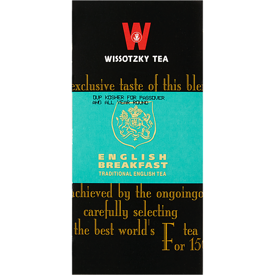Wissotzky Thé English Breakfast casher 50 g, 10,58 $/100g