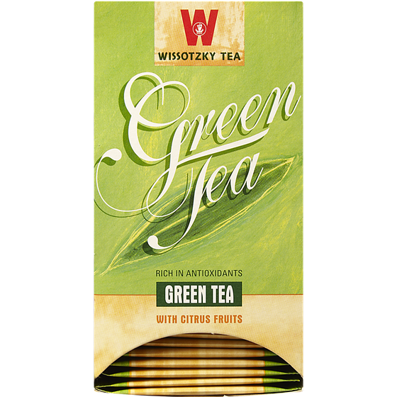 Wissotzky Green Tea With Citrus Fruits 20 ea, $9.97/100g