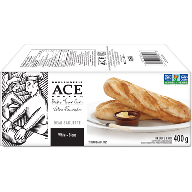 ACE Demi Baguette BYO 400 g, $1.57/100g